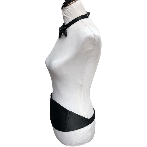 Men’s Fashion Depot Adjustable Cummerbund & Bow Tie Set Black One Size Fits Most - Picture 4 of 11